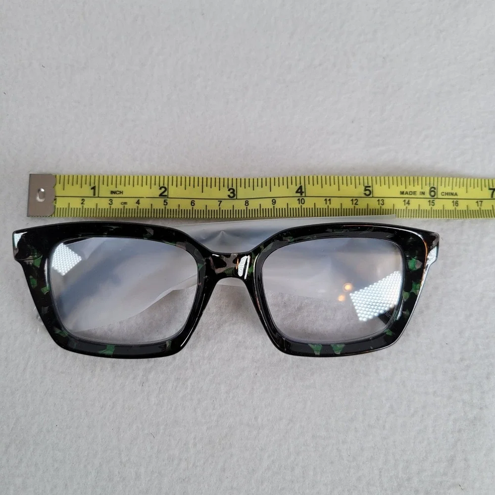 Hummingbird Women Reading Glasses Reader Santa Fe Blue Light +3.00 Green